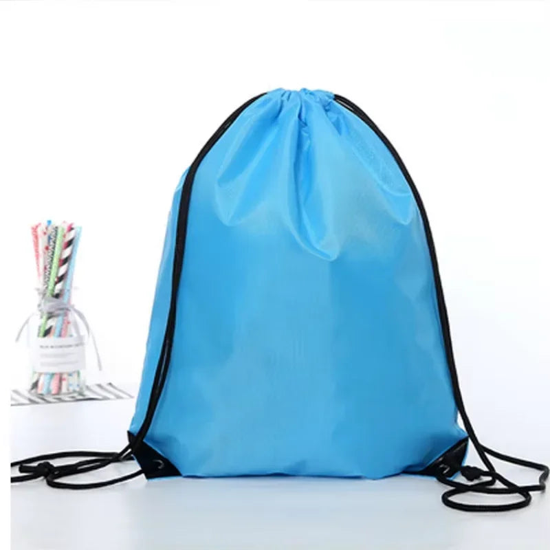 1PC Gym Storage Backpack – Durable Nylon Oxford Sports Bag with Multi-Pocket Organizer, Tote Handle & Double Shoulder Straps
