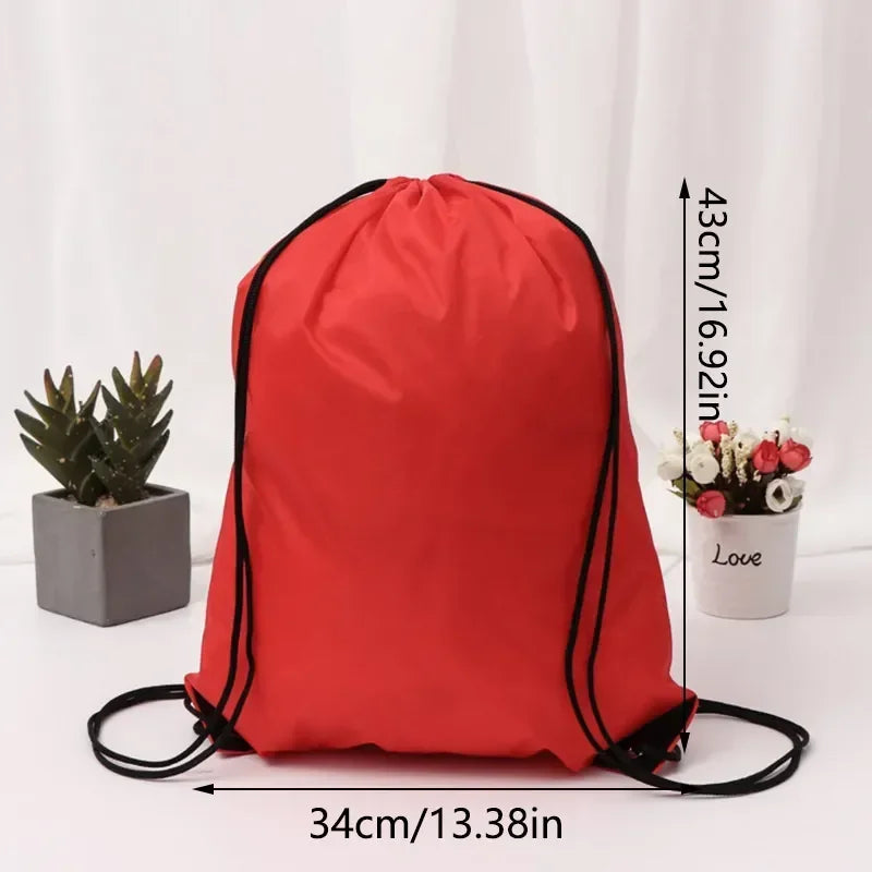1PC Gym Storage Backpack – Durable Nylon Oxford Sports Bag with Multi-Pocket Organizer, Tote Handle & Double Shoulder Straps