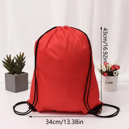 1PC Gym Storage Backpack – Durable Nylon Oxford Sports Bag with Multi-Pocket Organizer, Tote Handle & Double Shoulder Straps