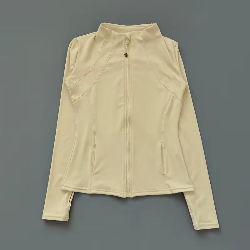 Stylish Women's Windbreaker Sportswear - Long Sleeve Running Sweatshirt & Activewear Jacket for Ultimate Comfort and Performance