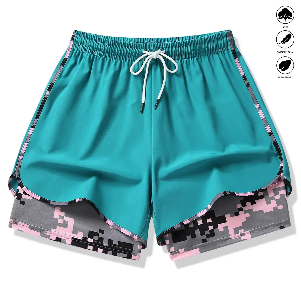 3-Pack Women’s Workout Shorts – Lightweight Quick-Dry Running Shorts with Pocket