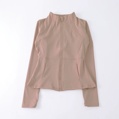 Stylish Women's Windbreaker Sportswear - Long Sleeve Running Sweatshirt & Activewear Jacket for Ultimate Comfort and Performance