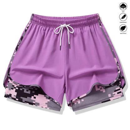3-Pack Women’s Workout Shorts – Lightweight Quick-Dry Running Shorts with Pocket