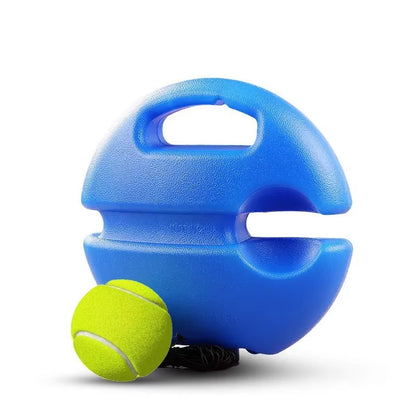 Portable Tennis Trainer Set with Rebound Ball & Elastic Rope for Solo Practice