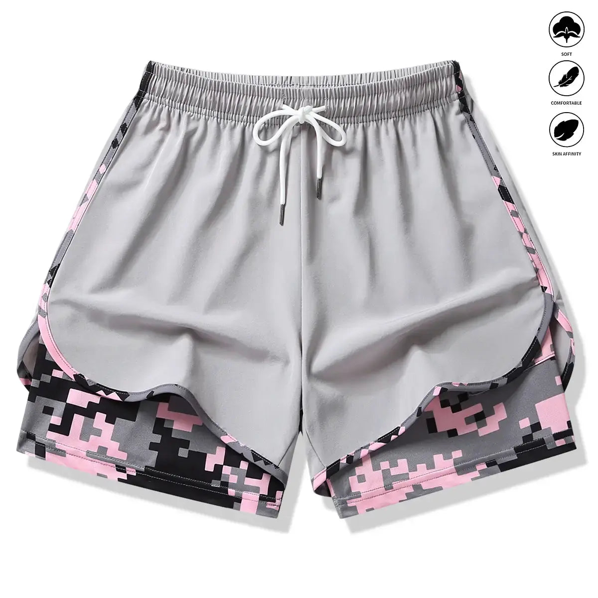 3-Pack Women’s Workout Shorts – Lightweight Quick-Dry Running Shorts with Pocket
