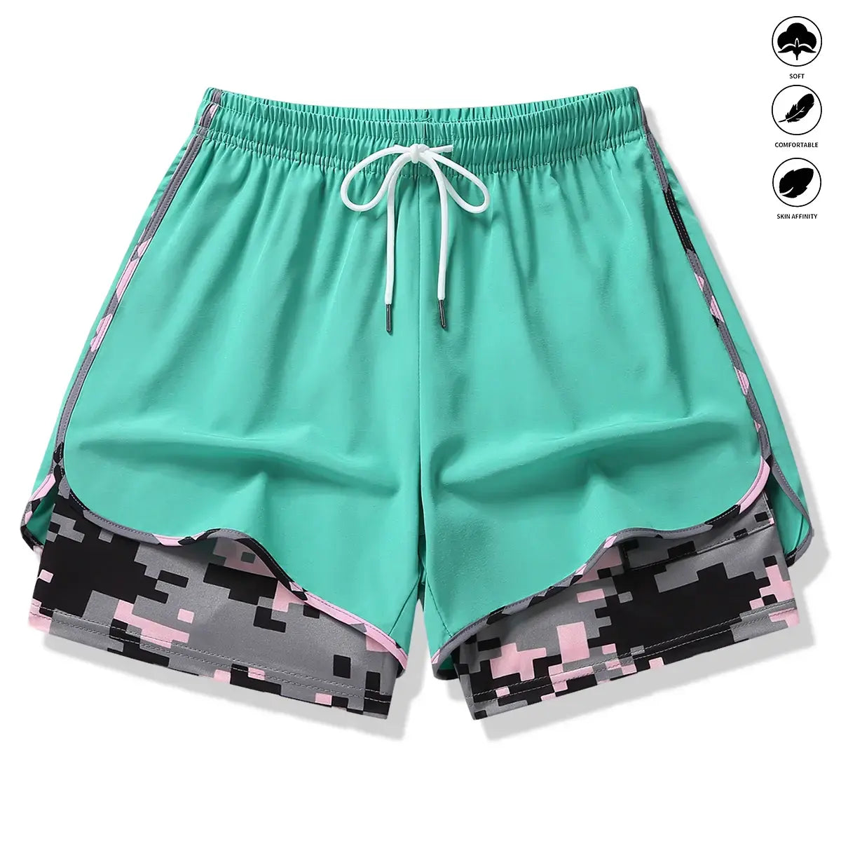 3-Pack Women’s Workout Shorts – Lightweight Quick-Dry Running Shorts with Pocket