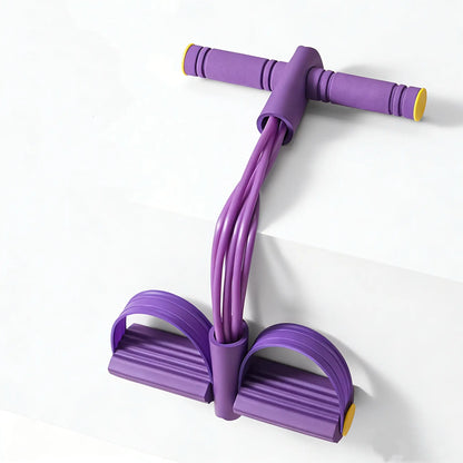 Full-Body Pedal Resistance System-Strong Tension Bands for Effective Home Fitness Training