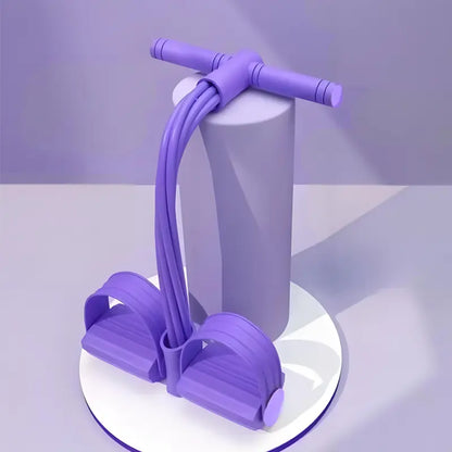 Full-Body Pedal Resistance System-Strong Tension Bands for Effective Home Fitness Training