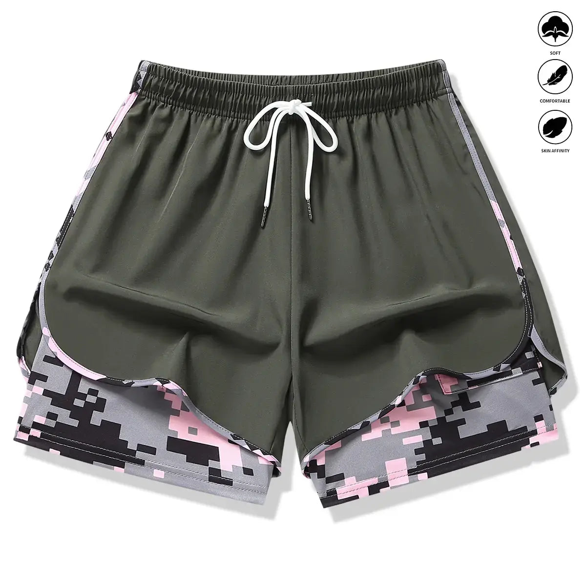 3-Pack Women’s Workout Shorts – Lightweight Quick-Dry Running Shorts with Pocket