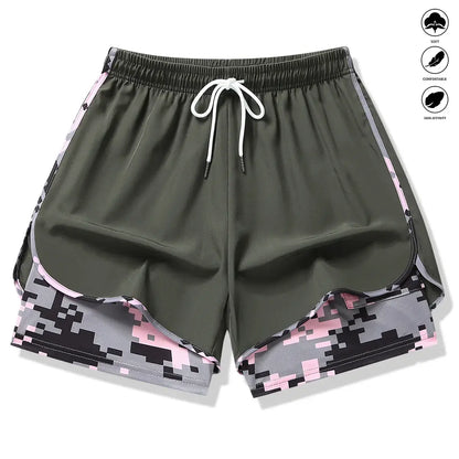 3-Pack Women’s Workout Shorts – Lightweight Quick-Dry Running Shorts with Pocket