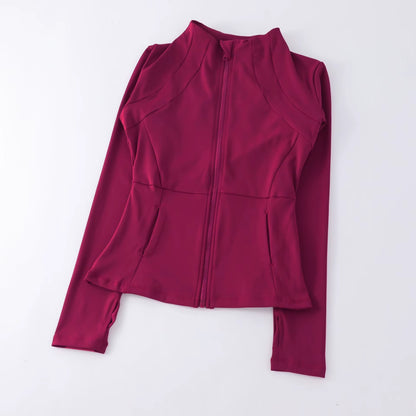 Stylish Women's Windbreaker Sportswear - Long Sleeve Running Sweatshirt & Activewear Jacket for Ultimate Comfort and Performance