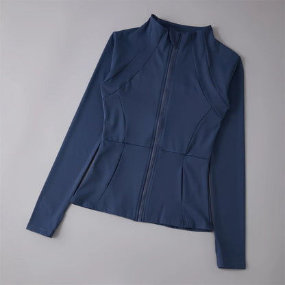 Stylish Women's Windbreaker Sportswear - Long Sleeve Running Sweatshirt & Activewear Jacket for Ultimate Comfort and Performance