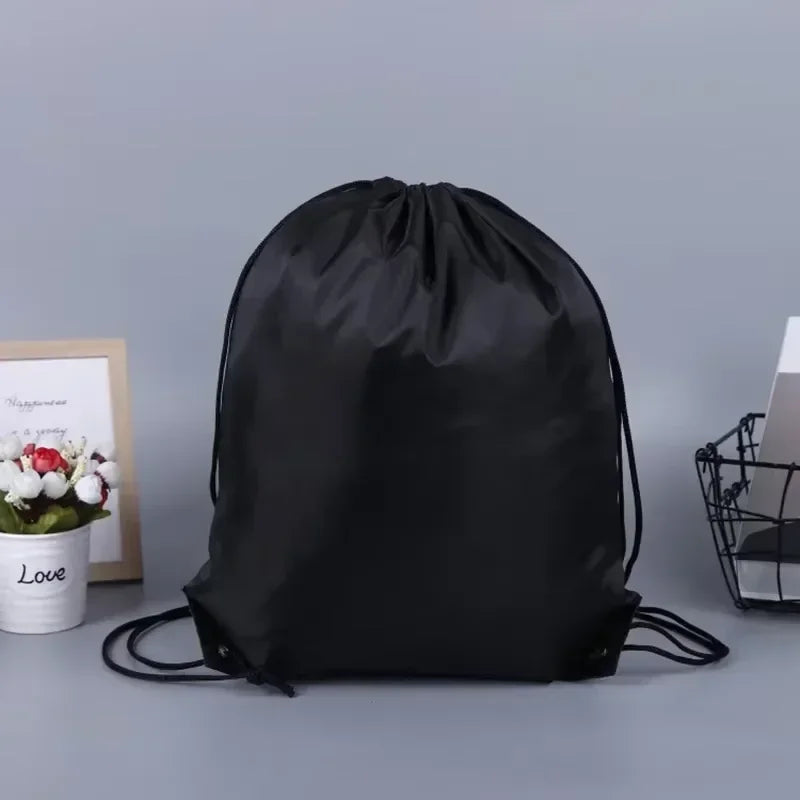 1PC Gym Storage Backpack – Durable Nylon Oxford Sports Bag with Multi-Pocket Organizer, Tote Handle & Double Shoulder Straps