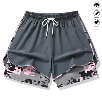 3-Pack Women’s Workout Shorts – Lightweight Quick-Dry Running Shorts with Pocket
