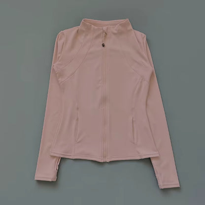 Stylish Women's Windbreaker Sportswear - Long Sleeve Running Sweatshirt & Activewear Jacket for Ultimate Comfort and Performance