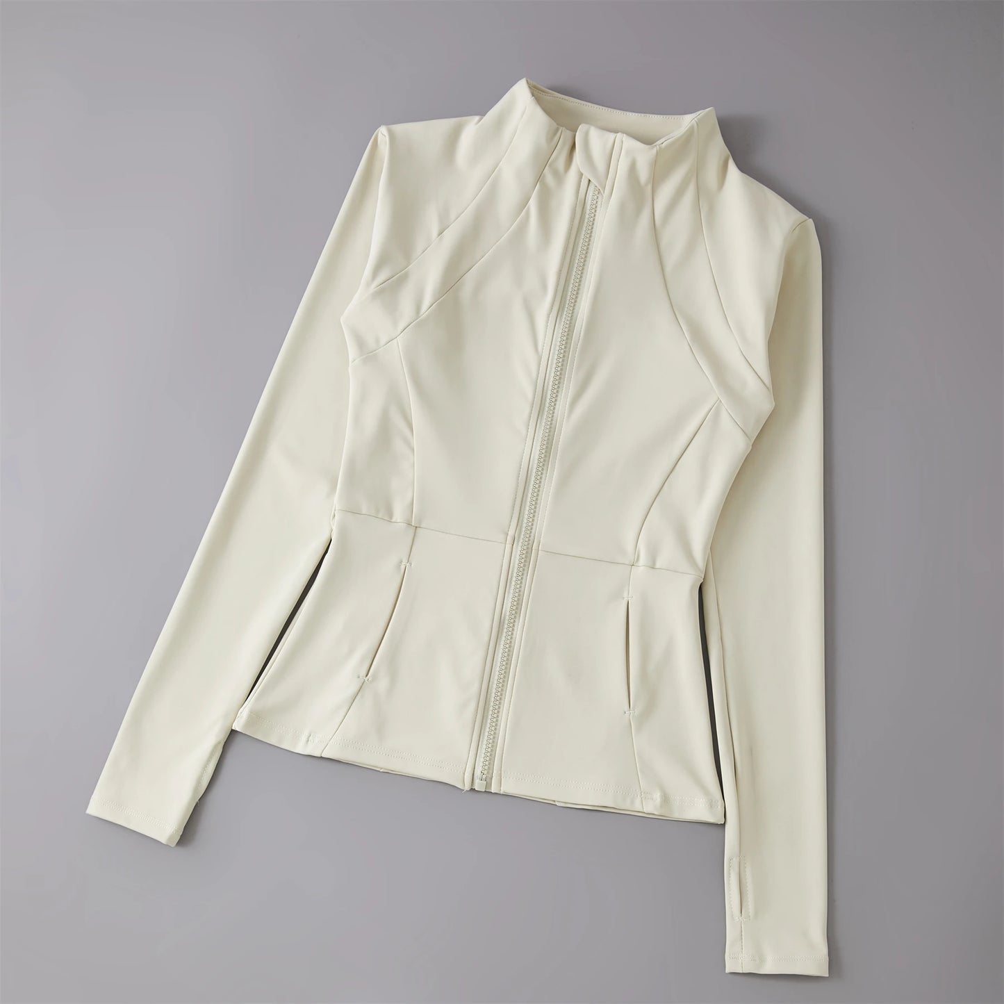 Stylish Women's Windbreaker Sportswear - Long Sleeve Running Sweatshirt & Activewear Jacket for Ultimate Comfort and Performance