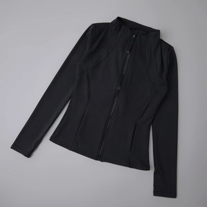 Stylish Women's Windbreaker Sportswear - Long Sleeve Running Sweatshirt & Activewear Jacket for Ultimate Comfort and Performance
