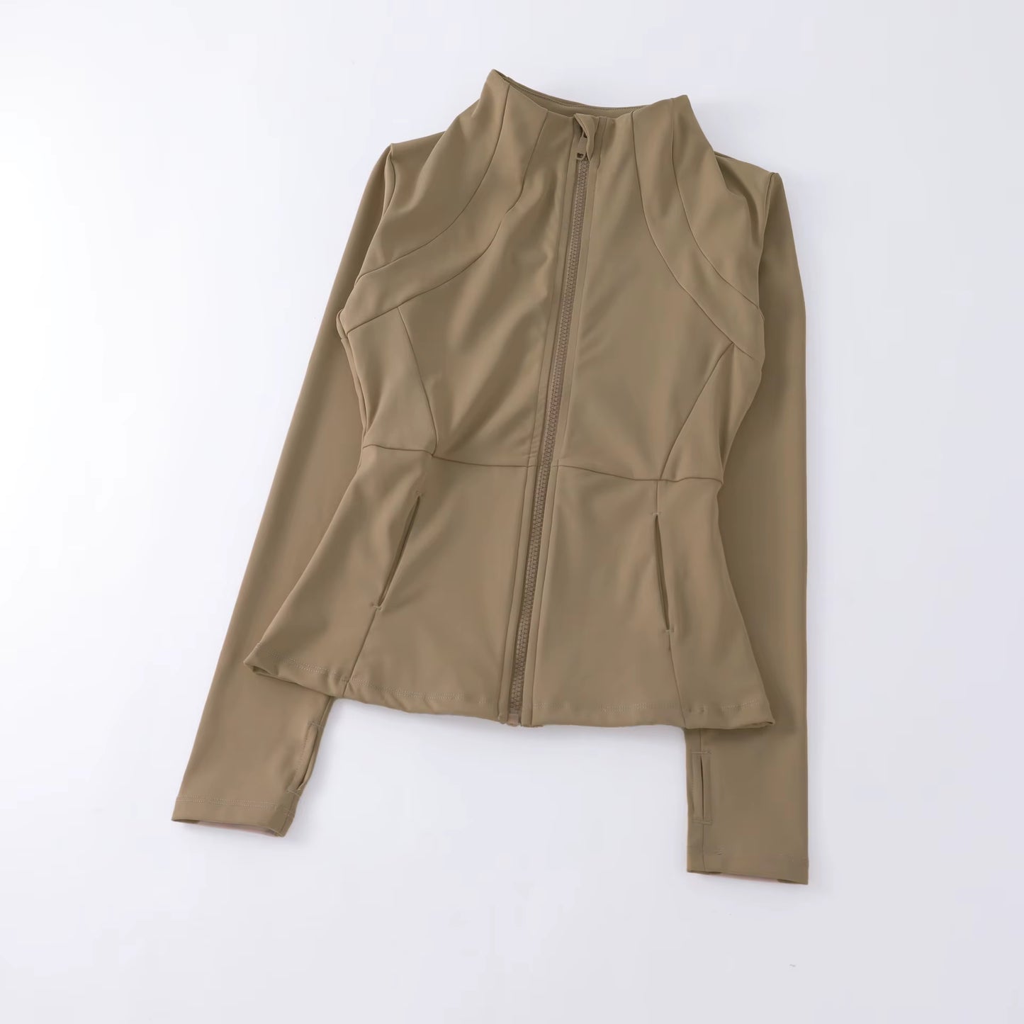 Stylish Women's Windbreaker Sportswear - Long Sleeve Running Sweatshirt & Activewear Jacket for Ultimate Comfort and Performance