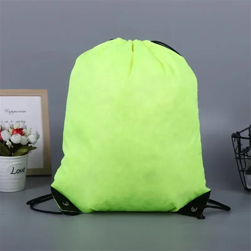 1PC Gym Storage Backpack – Durable Nylon Oxford Sports Bag with Multi-Pocket Organizer, Tote Handle & Double Shoulder Straps