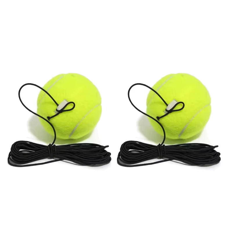 Portable Tennis Trainer Set with Rebound Ball & Elastic Rope for Solo Practice