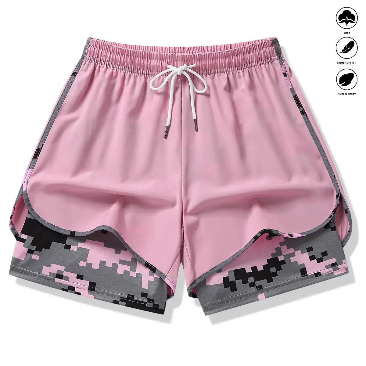 3-Pack Women’s Workout Shorts – Lightweight Quick-Dry Running Shorts with Pocket