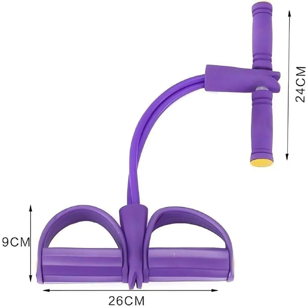 Full-Body Pedal Resistance System-Strong Tension Bands for Effective Home Fitness Training