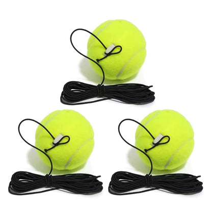 Portable Tennis Trainer Set with Rebound Ball & Elastic Rope for Solo Practice