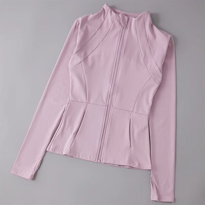 Stylish Women's Windbreaker Sportswear - Long Sleeve Running Sweatshirt & Activewear Jacket for Ultimate Comfort and Performance