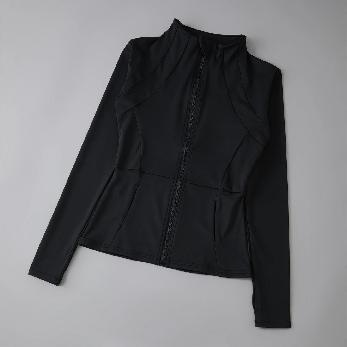 Stylish Women's Windbreaker Sportswear - Long Sleeve Running Sweatshirt & Activewear Jacket for Ultimate Comfort and Performance